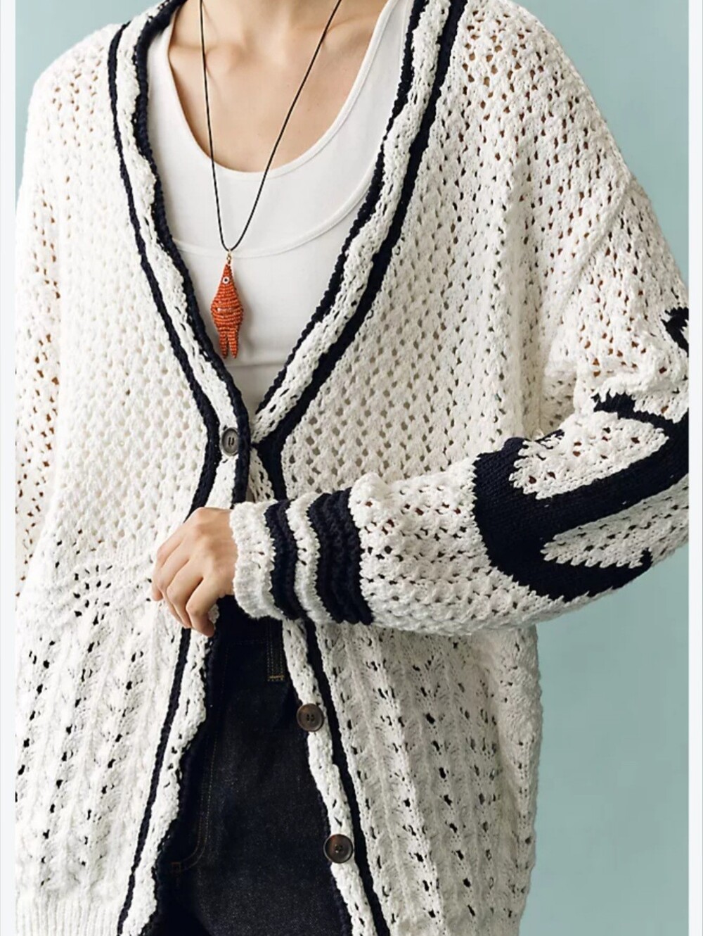 Anthropologie Maeve Anchor Cardigan